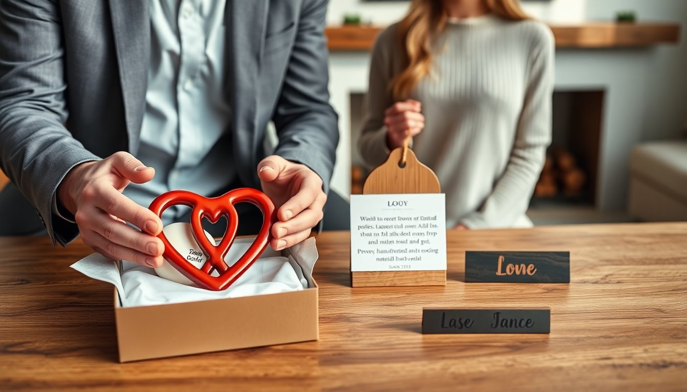 unique ornaments of couple loopyinlove